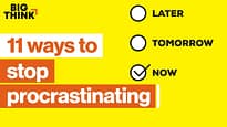 11 modi per smettere di procranistare, sul serio | Big Think
