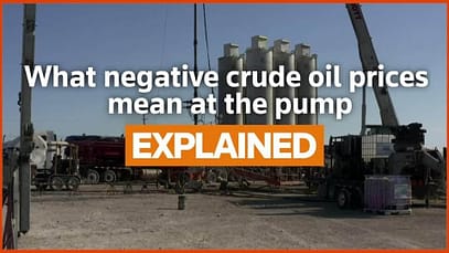 Cosa significano i prezzi negativi del petrolio alla pompa? | Reuters