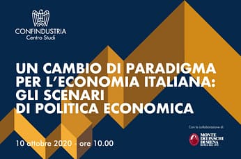 Economia. Rapporto Centro Studi Confindustria autunno 2020