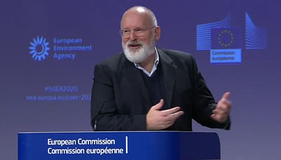 Relazione sullo stato dell’ambiente dell’AEA: Conferenza stampa del vicepresidente esecutivo Frans TIMMERMANS